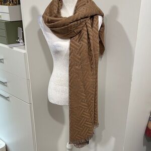Elegant Brown Patterned Women’s Jo Scarf